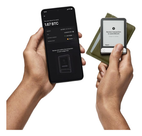 Crypto Wallet Ledger Flex Secure E Ink Touchscreen Graphite