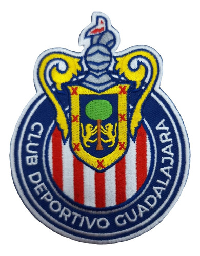 Parches Inspirados En La Liga Mx Bordados Termoadhesivos Chivas