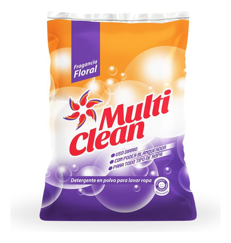 Jabon En Polvo Multi Clean Fragancia Floral 5kg