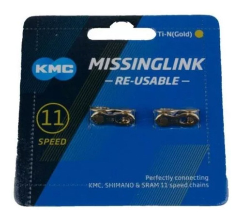 Par Emenda Corrente Kmc 11v Missing Link Shimano Power Link