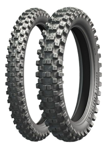 Pneu Michelin Tracker 80/100-21 + 120/90-18 Cross Enduro