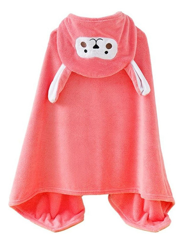 Bata Manta Infantil Con Capucha Toalla De Baño Poncho