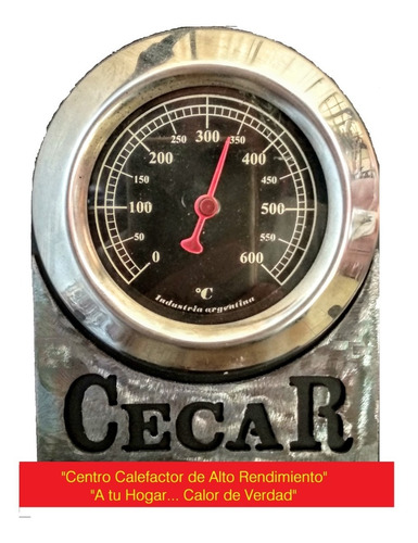 Salamandra Alto Rendimiento C/horno Cecar 22000k No Lepen