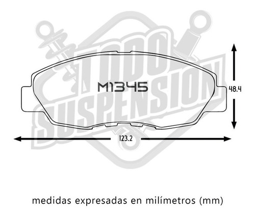 Pastilla De Frenos Delantera Honda Cr-v 2.0 1996-2001