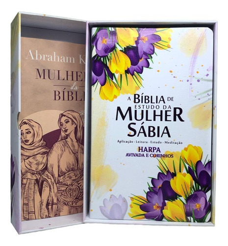 Kit Mulher Sábia De Estudo + Livro Mulheres Da Bílbia João Ferreira De Almeida Editora CPP