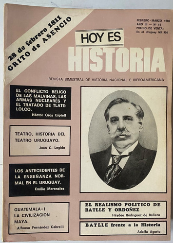 Hoy Es Historia Nº 14, 1811 Grito De Asencio, Batlle, Cr02