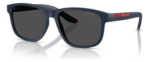 Óculos De Sol Prada Linea Rossa Azul Ps06ys Tfy06f-56