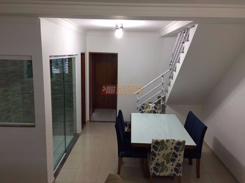 Sobrado No Bairro Nova Petropolis Em Sao Bernardo Do Campo Com 03 Dormitorios - V-28970
