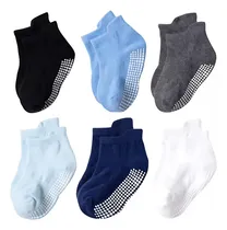 Comprar Calcetines Antiderrapantes Para Niños Calcetas Bebé 6 Pares