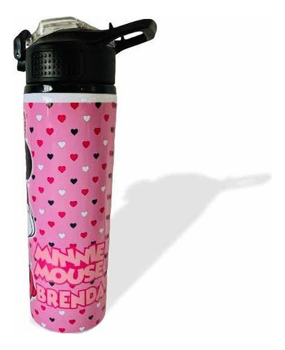 Cilindro Para Agua Minnie Mouse Color Rosa Chicle