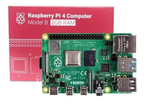 Raspberry Pi 4 Modelo B 2gb Ram Cumputador De Placa Reducida