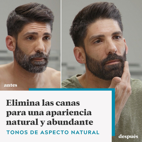 Tinte Just For Men Barba Y Bigote Castaño Oscuro 3-pack