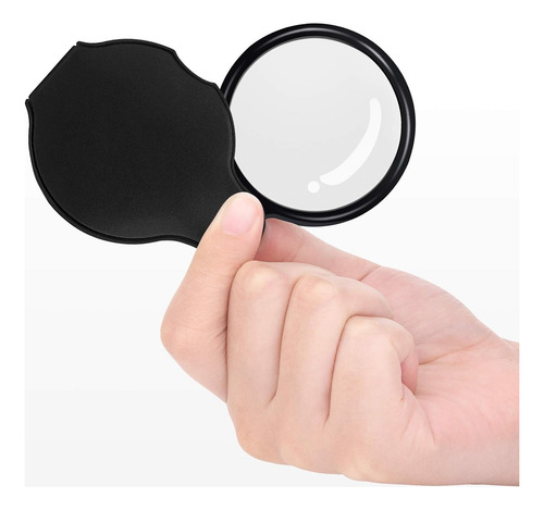 5 Pcs 10x Mini Lupa Lupa De Bolsillo Plegable Con Protecc...