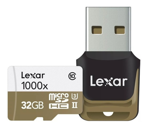 Memoria Lexar Profesional 1000x Microsd Hc 32gb U3 4k 150m/s