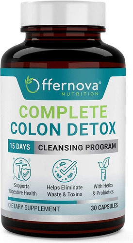 Offernova Complete Colon Detox 15 Días 30 Cápsulas Alivio S