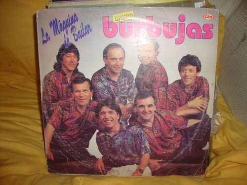 Vinilo Grupo Burbujas La Maquina De Bailar C3