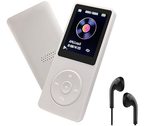 Reproductor Musical Mp3 Mp4 Portátil Fm 128g+auriculares