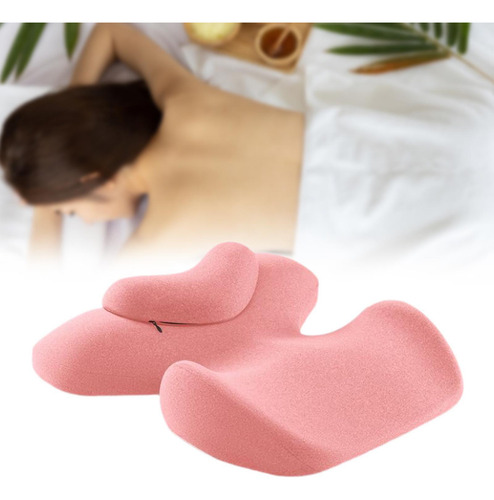 Massaje De Espuma De Memoria Almohada De Cuello Y Rosa
