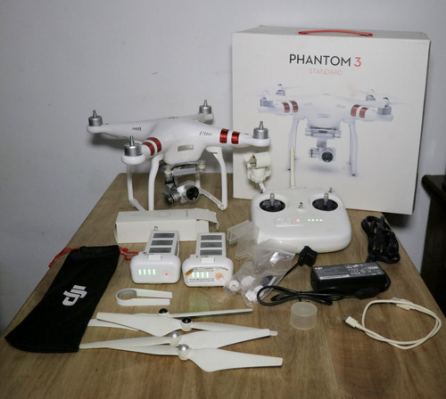 Drone Dji Phantom 3 Standard Con 2 Baterías Y Cámara 2.7k