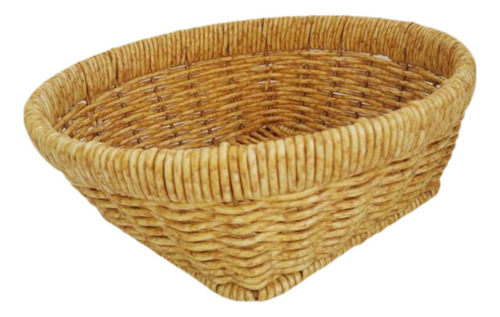 Cesta De Comida Apilable, Cesta De Mimbre De Imitación, S
