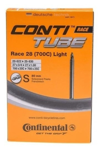 Camaras Continental Race 28(700c) S  Conti Tube Race