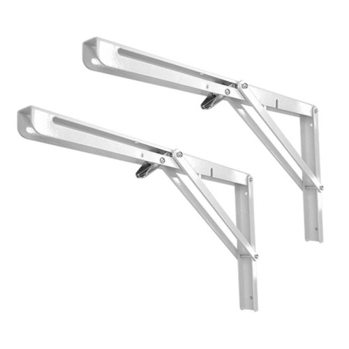 Mesa Dobrável Parede Cozinha Mdf 100x40 Braços Aluminio
