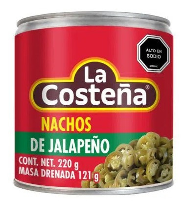 Nachos Jalapeños Charola La Costanera 220gr(6 Unidad)super