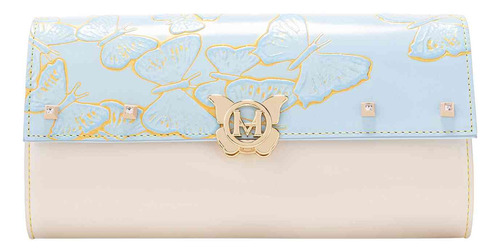 Clutch Morfo Azul Paraíso Mariposas Mario Hernández