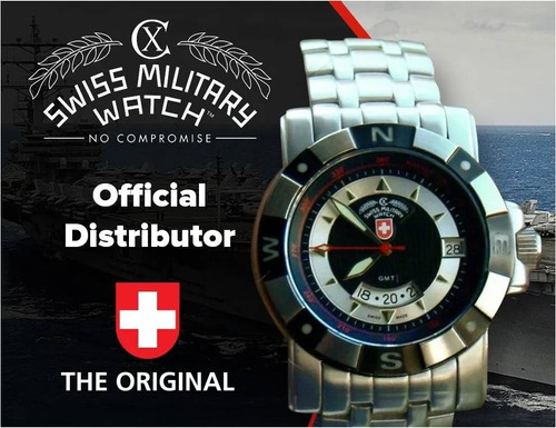Reloj Swiss Military Modelo Grenadier Gmt Original Y Nuevo 