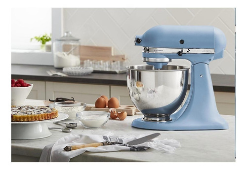 Imagen 2 de 2 de Batidora de pedestal KitchenAid Artisan KSM150PS blue velvet 60 Hz 120 V