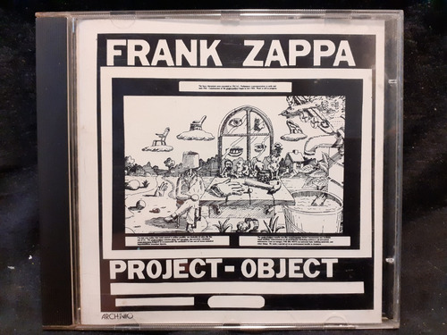 Cd - Frank Zappa - Project - Object - 1ª Prensagem