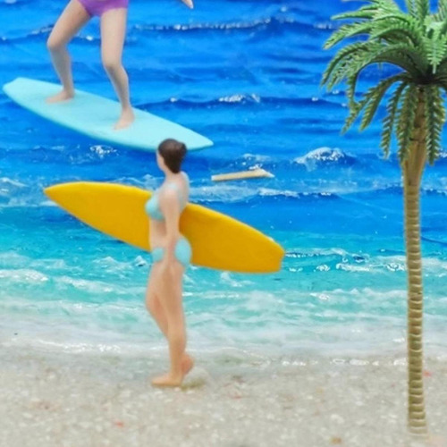 Figura De Surf En Miniatura A Escala 1/64 Figuras Estilo E