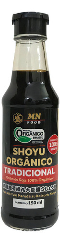 Molho De Soja Shoyu Orgânico Tradicional 150ml Mn Food