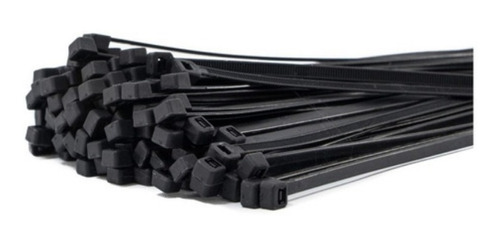 Pack X 10u. Precinto 200mm X 4,6mm 100u (20cm) Tacsa (negro)