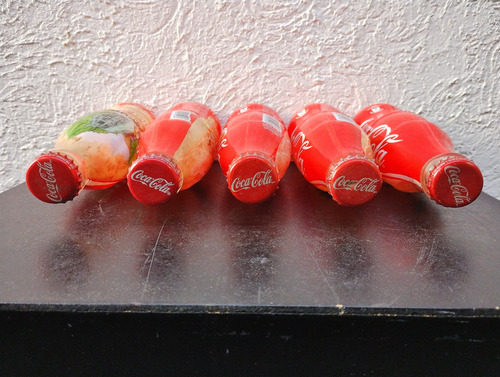 Lote Botellas Coca Cola Bicentenario 2010 Vacías 5-pack (Usado)