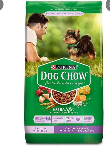 Dog Chow Cachorros Minis Y Pequeños 17 Kg 