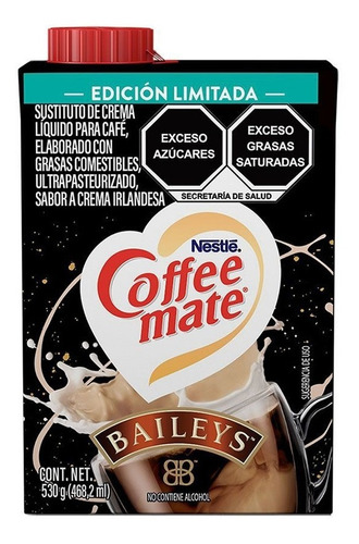 Coffee Mate Baileys Ed. Limitada Crema Café Líquida 6-pack