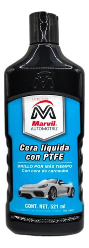 Cera Líquida Marvil Con Ptfe Protección Brillo 521ml