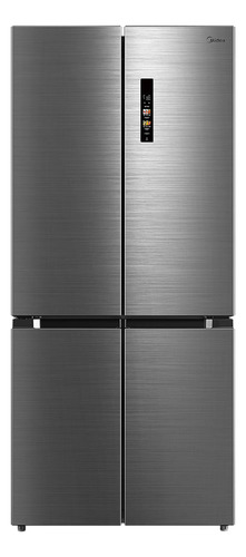 Geladeira Frost Free 4p 474l Inverter Smart Cor Inox Midea Cor Prateado