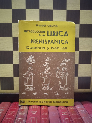 Introducción A La Lirica Prehispanica-rafael Osuna