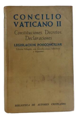 Documentos Del Concilio Vaticano Ii - Bac - Bilingüe Latin (Usado)