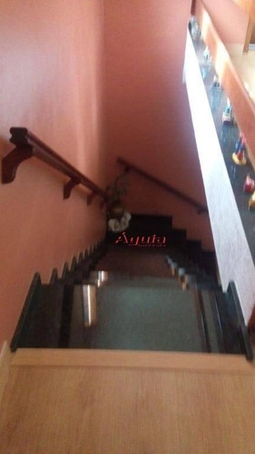Sobrado Com 3 Dormitórios À Venda, 206 M² Por R$ 656.000,00 - Jardim Santo Antônio - Santo André/sp - So1073