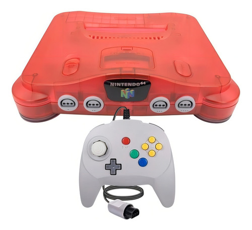 Nintendo 64 Sabores Extreme Green Cor Vermelho