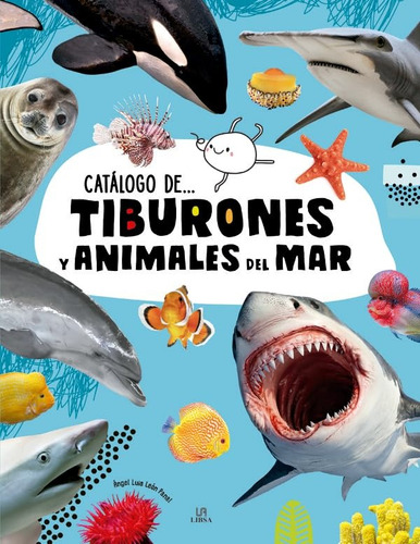 Libro Ilustrado De Tiburones Y Animales Del Mar Para Niños