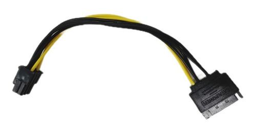 Cable Adaptador 15cm Alimentación Sata A Conector 6 Pinespci