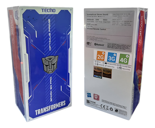 Celular Tecno Spark 30 Pro Optimus Prime 8gb Ram 256gb Rom