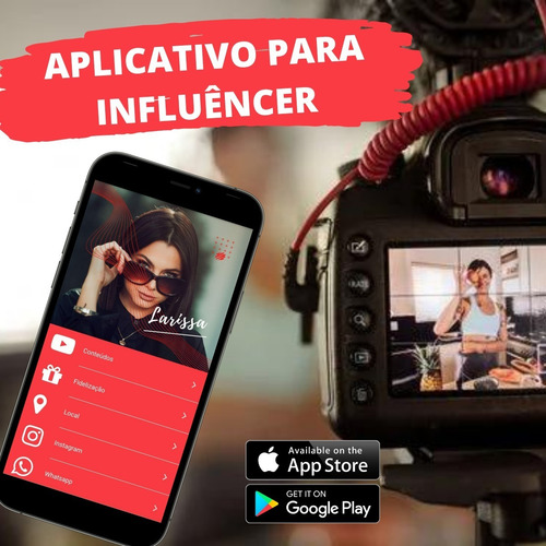 Imagem 1 de 3 de Aplicativo Exclusivo P/ Os Influêncers