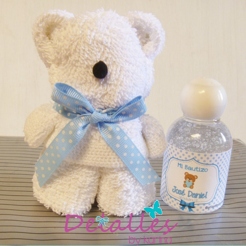Recuerdos De Toalla Facial Ositos C/gelantibacterial 70pzs