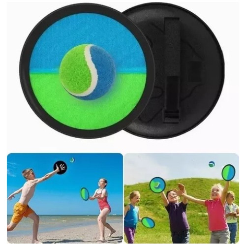 Set Raqueta Padel Pegajosa Lanzar Captura Pelota Juego Niños