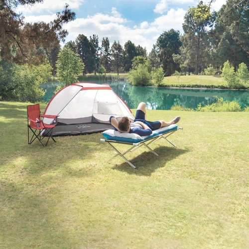 Colchoneta Inflable Camping Intex 67x184x17cm 1 Plaza Mm